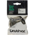 Brother Labelling Tape M-K221 9mmx8m Black On White image