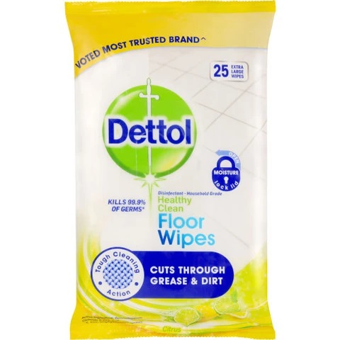 Dettol Healthy Clean Citrus Floor Wipes