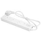 Dynamix 4-way Powerboard 2x Ports Are Double Spaced With 0.9m Power Cord image