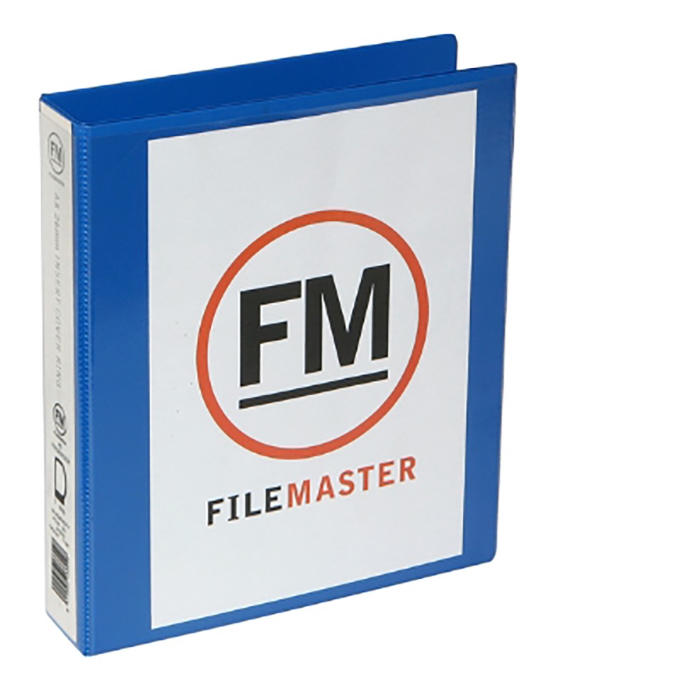 FM Insert Binder Polyprop A4 2D 26mm Light Blue