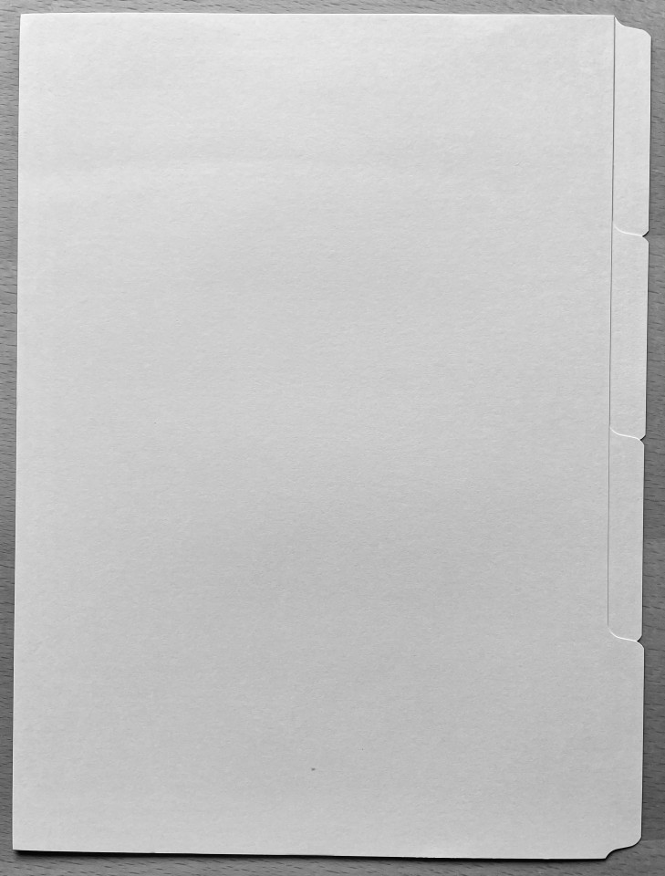 A4 4 Tab Dividers Reverse Collate 150gsm White 120 Sets