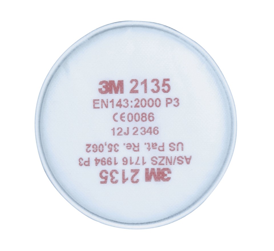 3M-2135 P3/P2 Dust/Mist/Fume Filter Pair