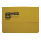 Card Document Wallet FS Yellow Pack 10  image