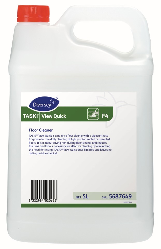 Diversey Taski View Quick F4 Floor Cleaner For Mopping 5 Litre