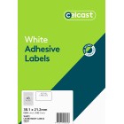 Celcast Labels 48065 38x21.2mm 65 Per Sheet Pack 6500 Labels image