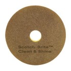 Scotch-brite Clean and Shine Low Speed Floor Pad Yellow and Grey 380mm XE006001111 image