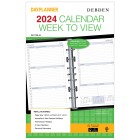 Debden 2024 Dayplanner Desk Refill Week To View image