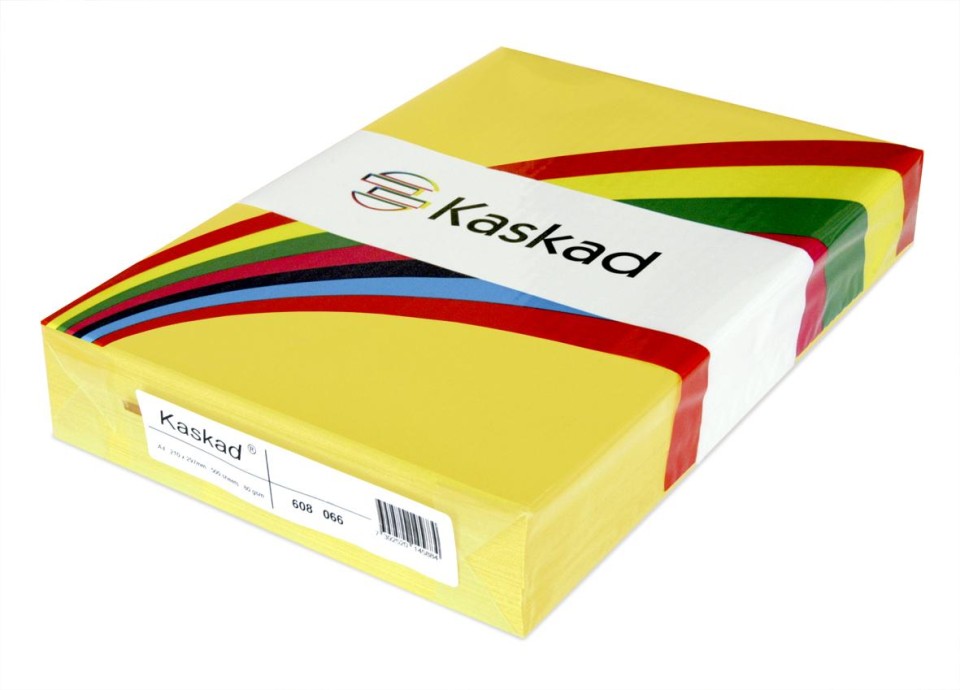 Kaskad Colour Paper A4 80gsm Oriole Gold Ream 500