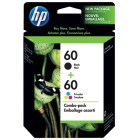 HP 60 Black And Tri-colour Ink Cartridge Combo Pack image