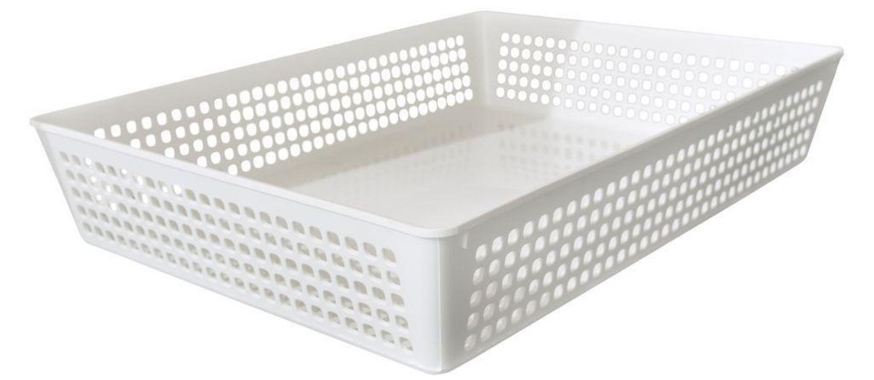 Taurus Document Tray Basket Large White