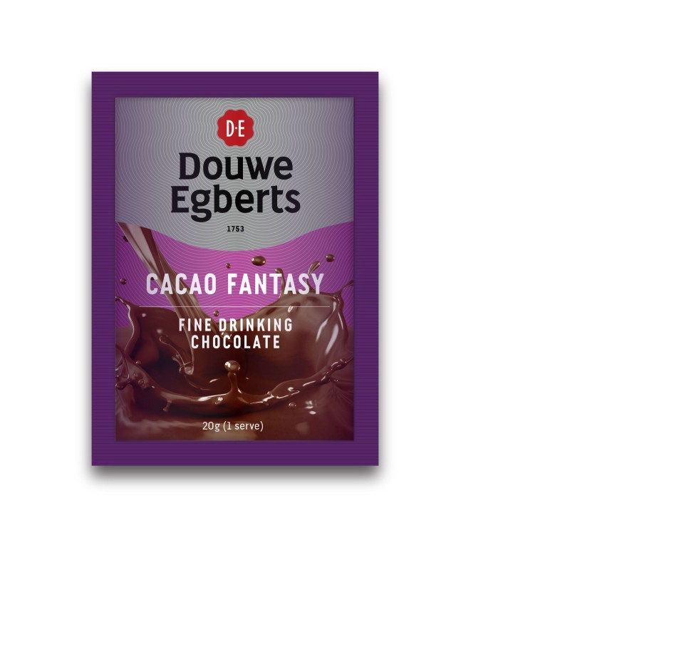 Douwe Egberts Cacao Fantasy Drinking Chocolate Fine 20g Carton 100