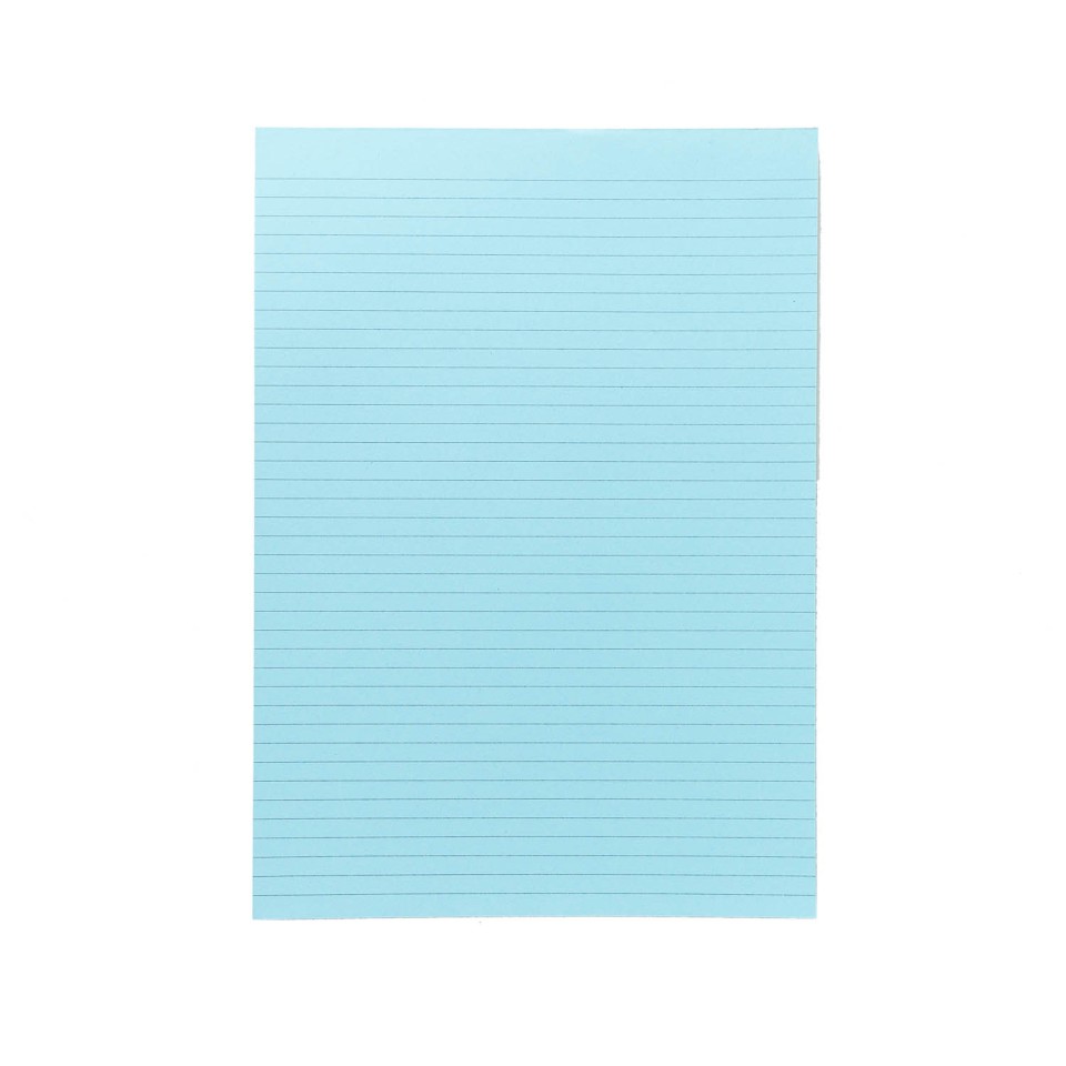 NXP Topless Writing Pad A4 Ruled 50 Leaf 70gsm Blue