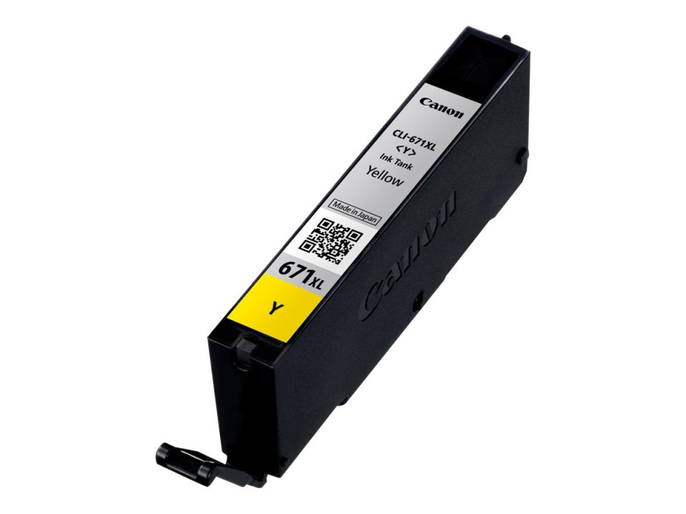 Canon PIXMA Ink Cartridge CLI-671XLY Yellow