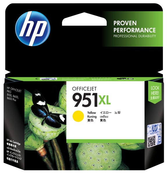 HP Ink Cartridge 951XL Yellow