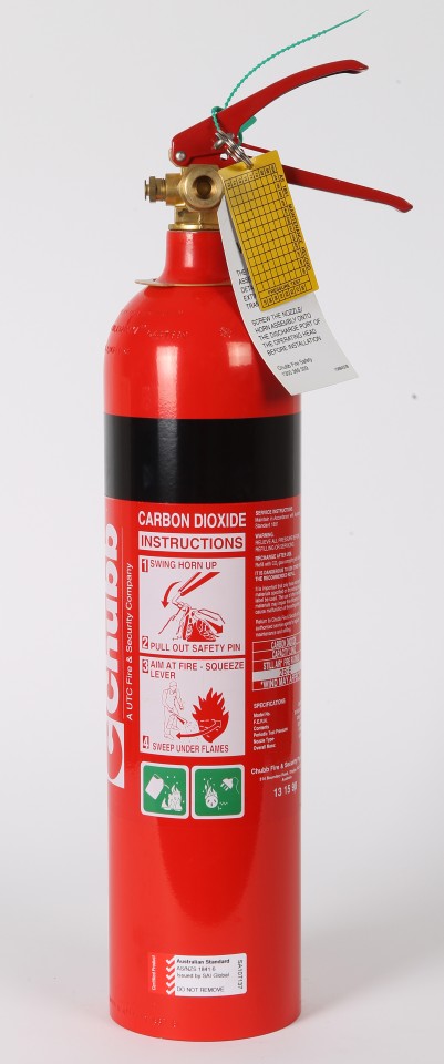 Chubb Carbon Dioxide Fire Extinguisher 2kg