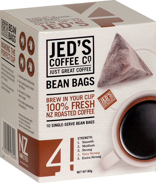 Jed's No.4 Instant Coffee Bean Bags Box 10