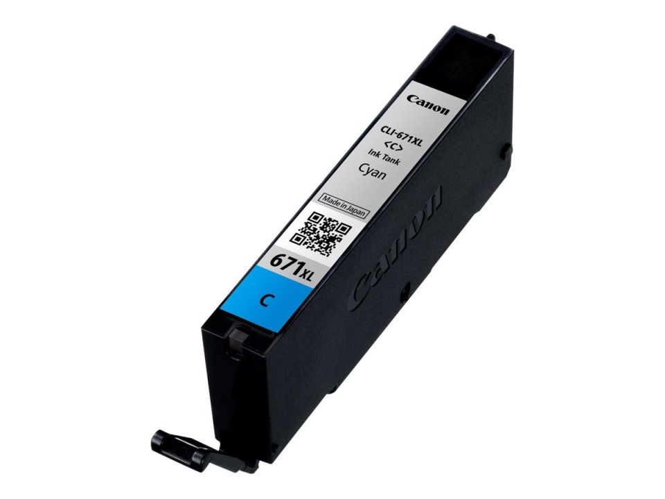 Canon PIXMA Ink Cartridge CLI-671XLC Cyan