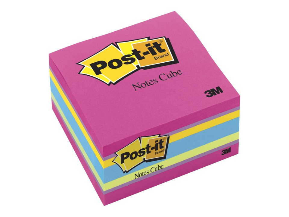 Post-it Notes Memo Cube 2027-RCR Pink Wave 76x76mm 400 Sheet