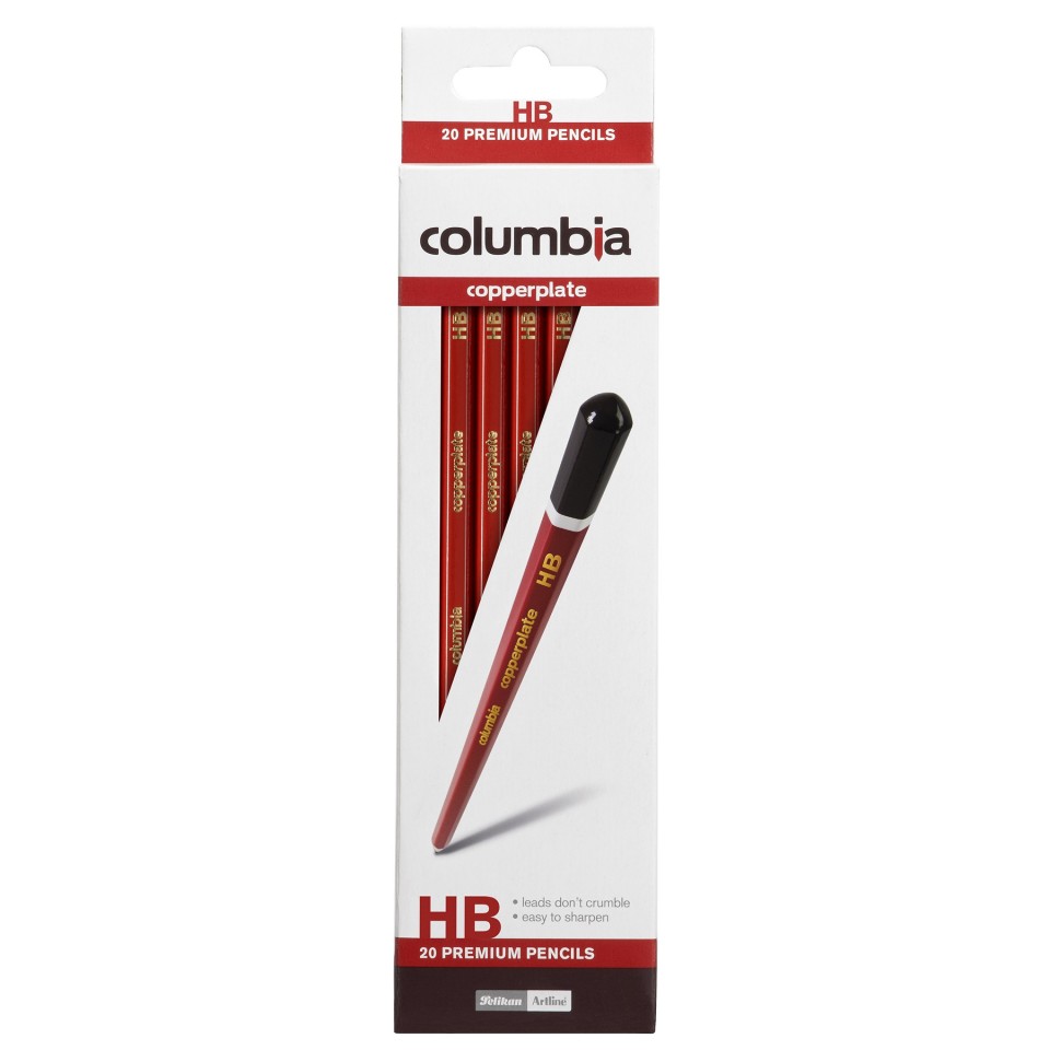 Pencil Columbia Cadet Hex HB Pk20