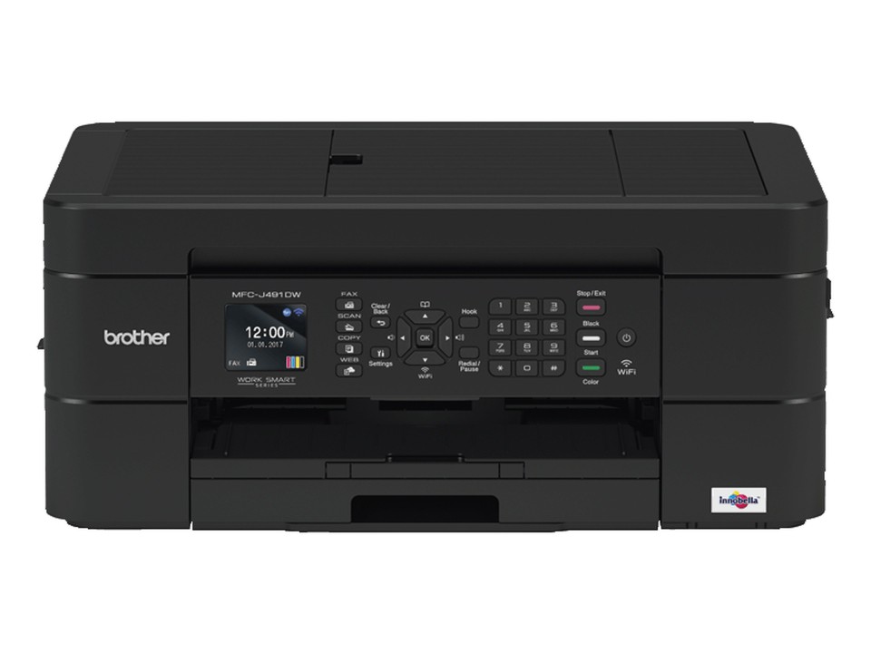 Brother A4 Inkjet All In One Printer Mfcj491dw