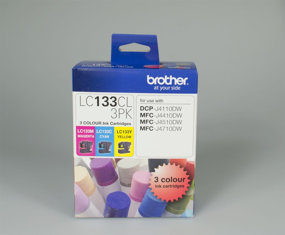 Brother LC133CL3PK Inkjet Ink Cartridge Tri-colour Pack 3