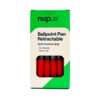 NXP Ballpoint Pen Retractable Medium 1.0mm Red Box 12 image