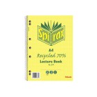 Spirax 814 Lecture Book Recycled A4 140 Pages image