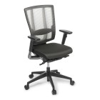 Cloud Ergo Chair w/ Arms Nylon Base Black Mesh image