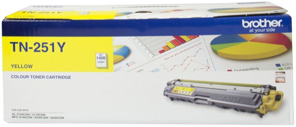 Brother Toner Cartridge TN-251Y Yellow