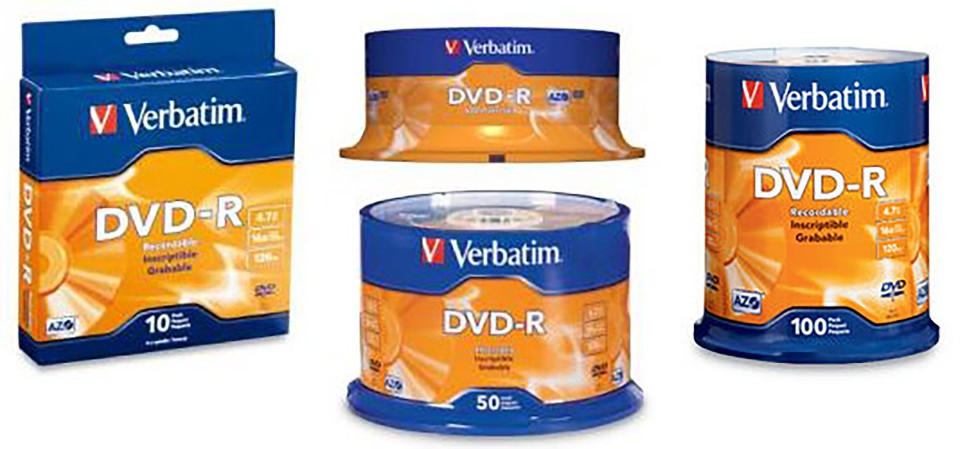 DVD-R Verbatim 4.7Gb 16x Spindle 100