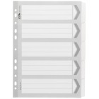 Icon Cardboard Dividers Reinforced Tabs A4 5 Tab White image
