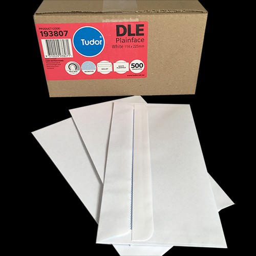 Tudor Banker Envelope Self-Seal 6112 DLE 114x225mm White Box 500