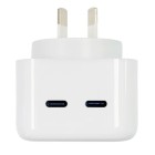 Dynamix 35w Dual Port Usb-c/c Pd Wall Charger Power Adapter image