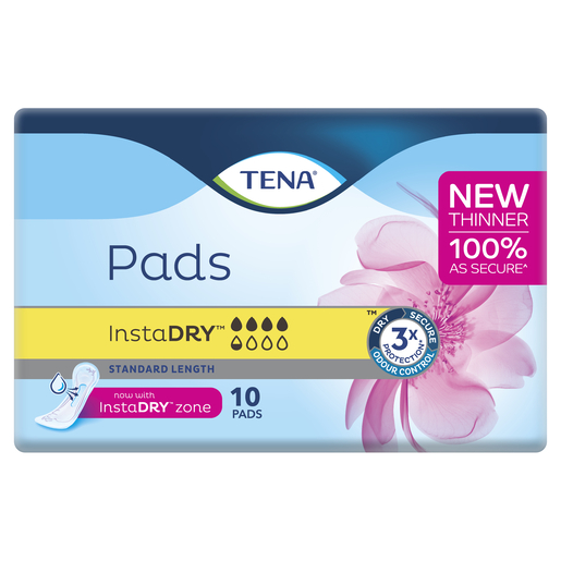 TENA Pads InstaDRY Standard Length