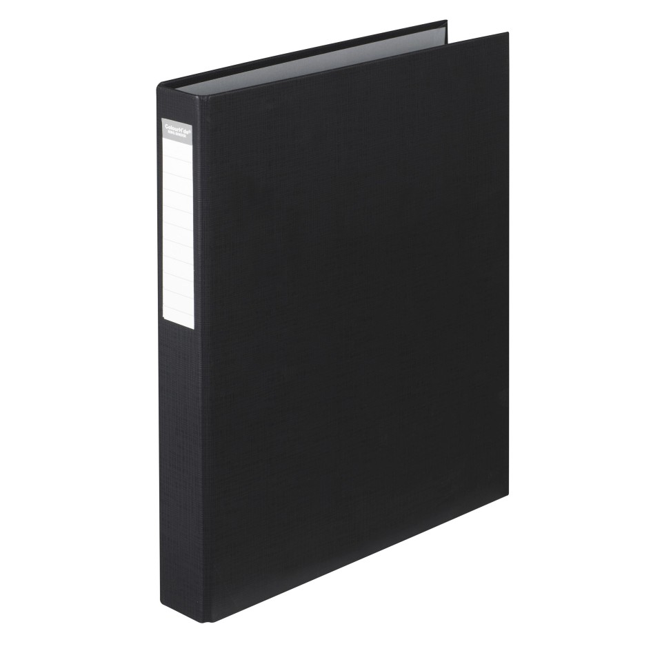 Colourhide Pe Ring Binder A4 2d 25mm Black