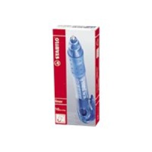 Stabilo 308 Ballpoint Pen Retractable 0.4mm Blue Box 10