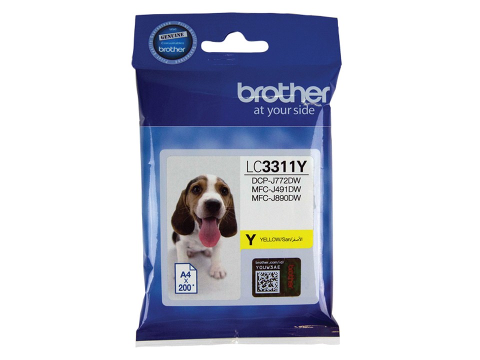 Brother Ink Cartridges Lc3311 Yellow