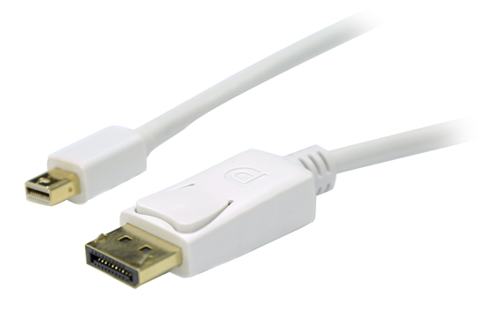 Dynamix Displayport To Mini Displayport Cable 2M White