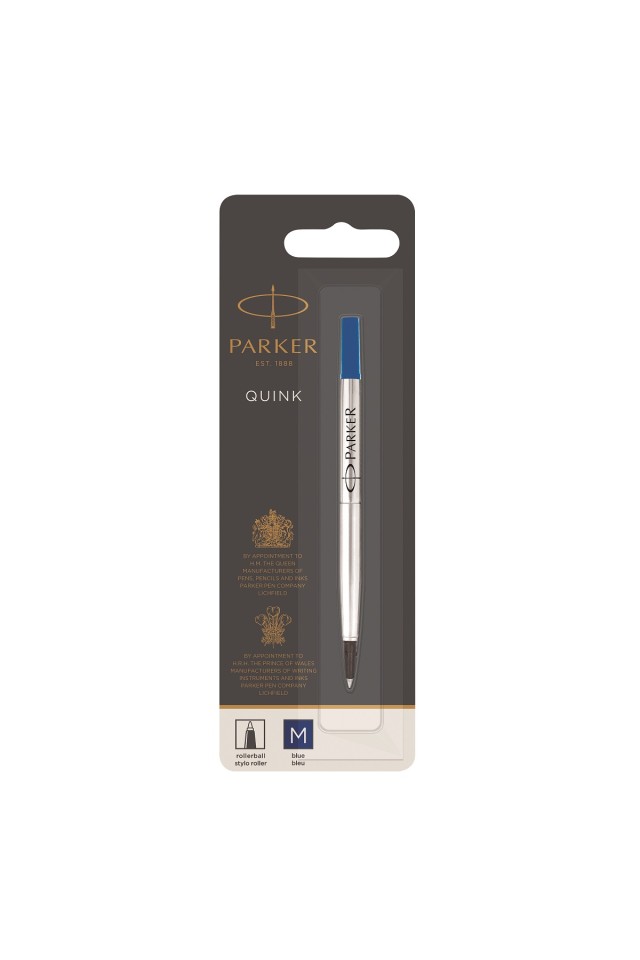 Parker Rollerball Pen Refill Medium 1.0mm Blue