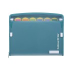 Colourhide Expanding File Zip It Teal Green image