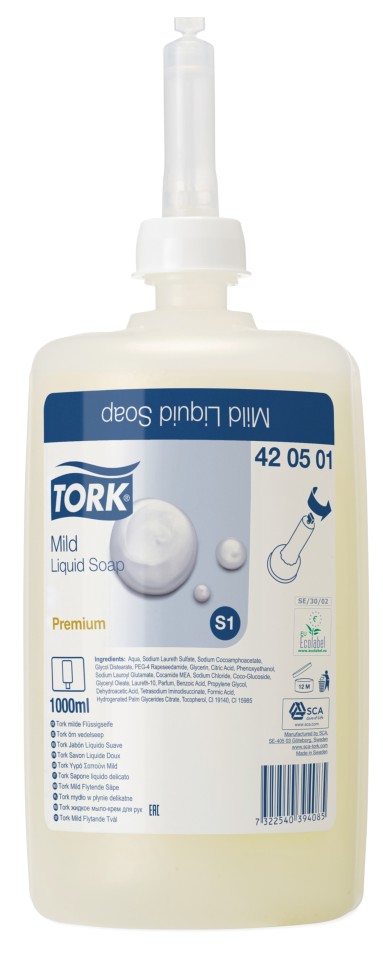 Tork S1 Mild Liquid Soap 1 Litre 420501
