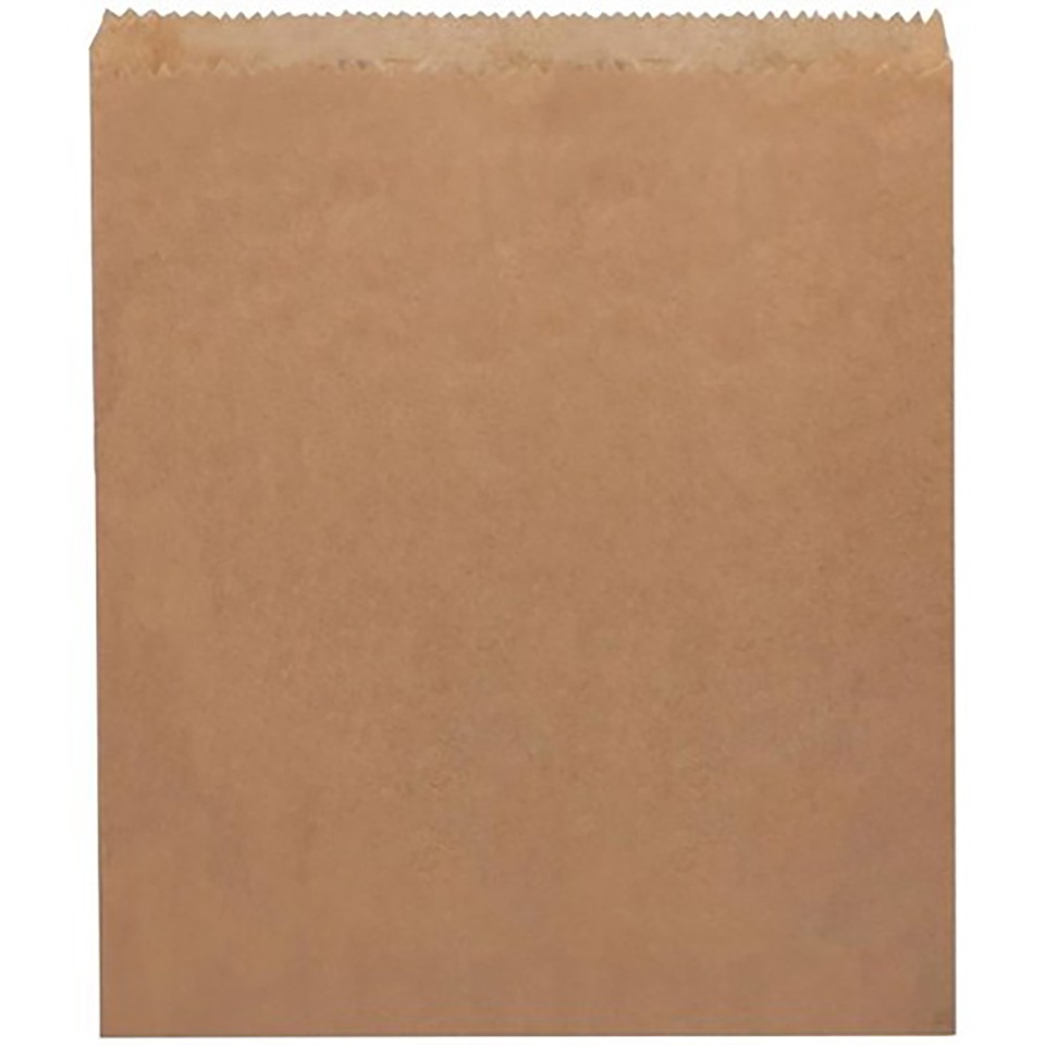 Bag Paper Flat No.7 Brown 255x300 P500