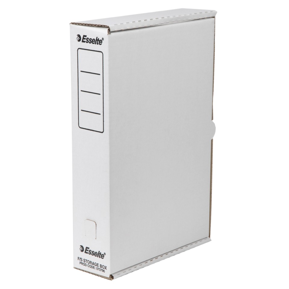 Esselte Box File Foolscap White