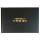 Milford Visitors Book Corporate 205 x 300mm 96 Leaf Black image